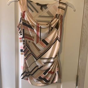 Dress tank with geometric shapes